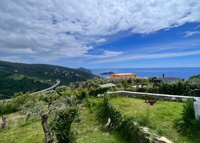 منزل ريفي Santa Giulia Seascape & Garden Crocetta (Liguria)